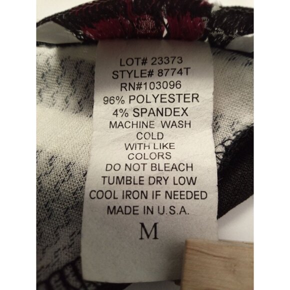 Urban Rose Black White Striped Midi Dress Size Medium - Picture 6 of 6